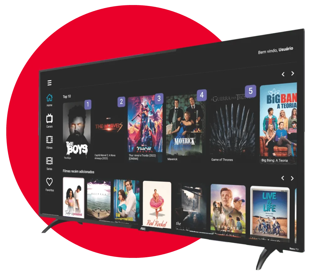 Dezpila streaming na Smart TV